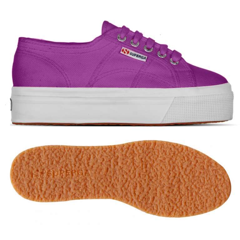 Scarpe viola alte