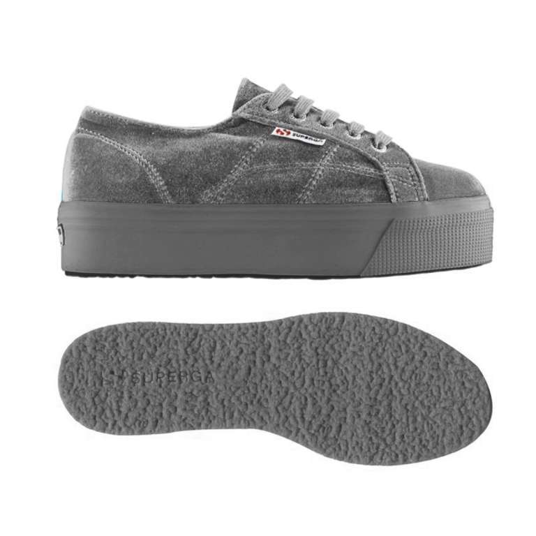 Sneakers alte in suede Superga