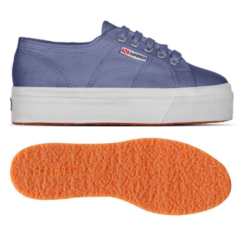 Sneakers blu alte Superga