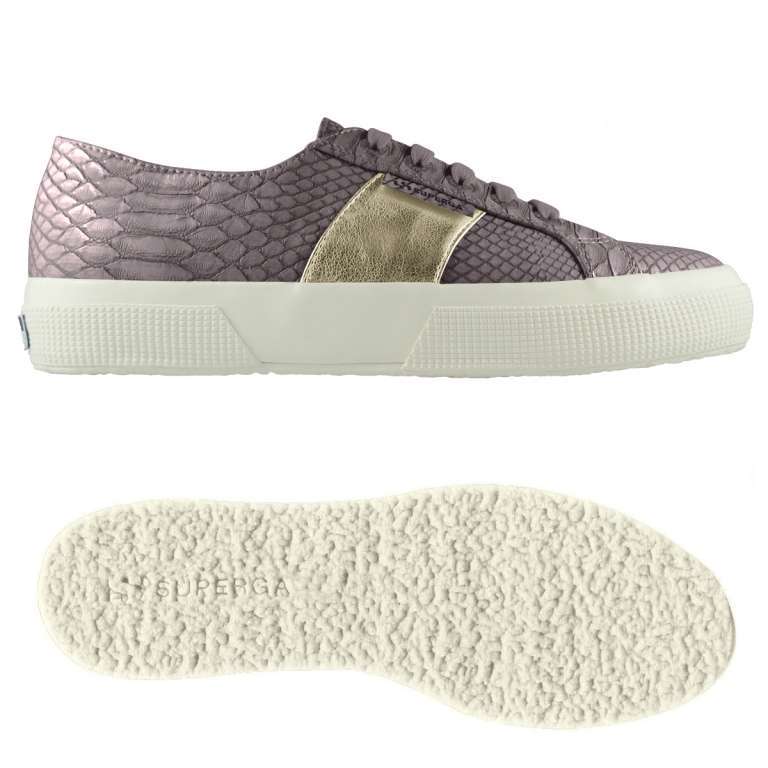 Sneakers con stampa coccodrillo