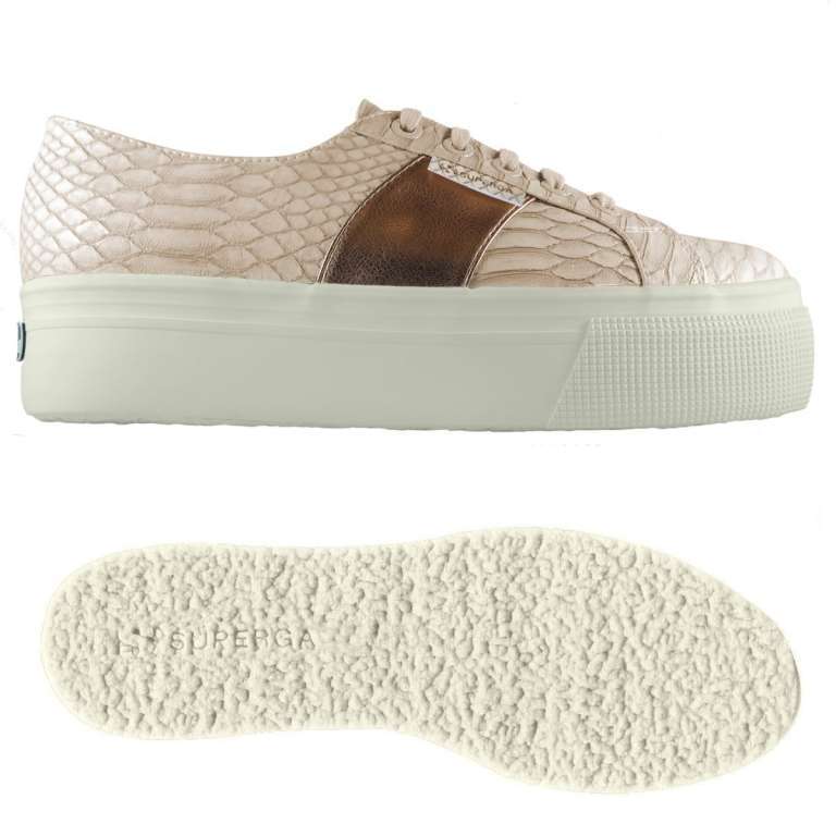 Sneakers rosa alte Superga