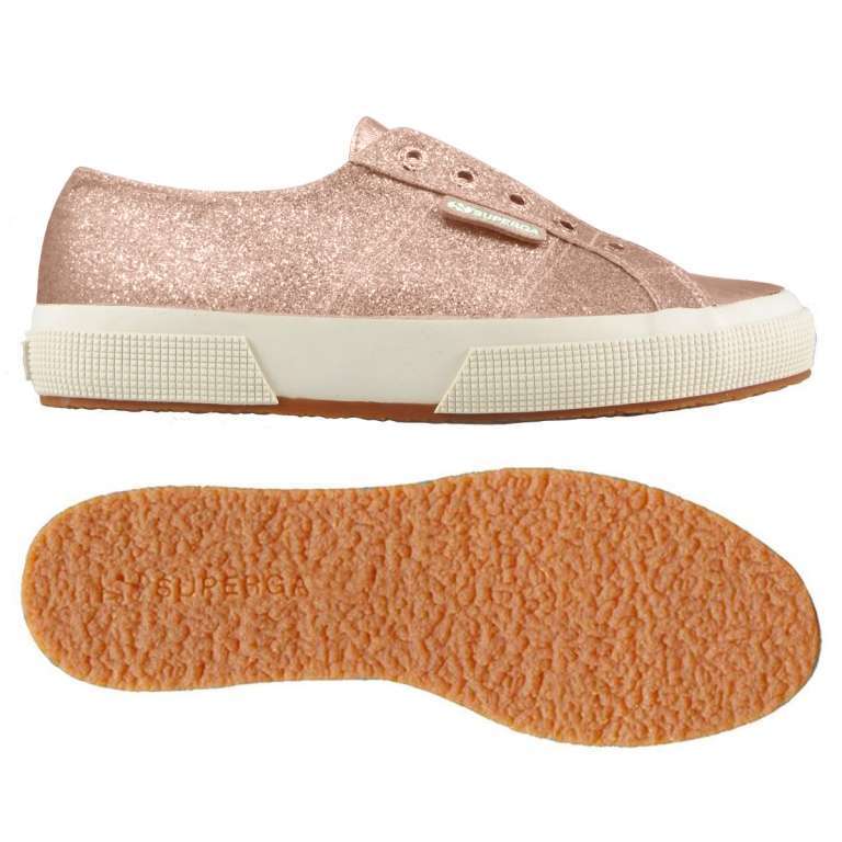 Sneakers rosa glitter