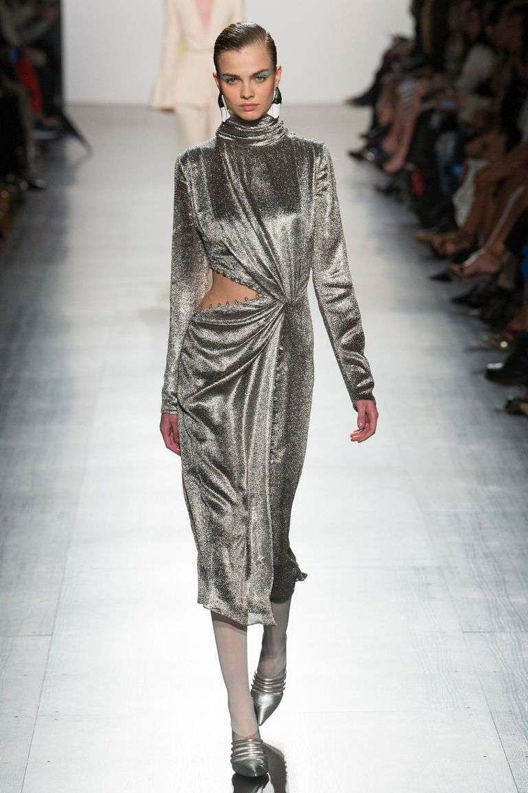 Abito metallizzato Prabal Gurung