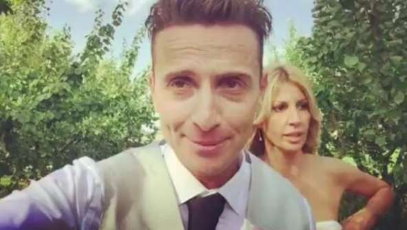 Angelo e Michela dopo le nozze