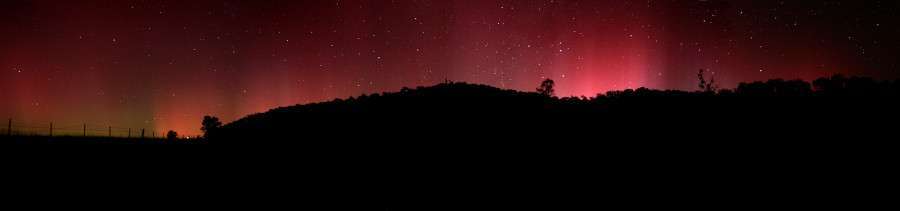 Aurora australe in Australia