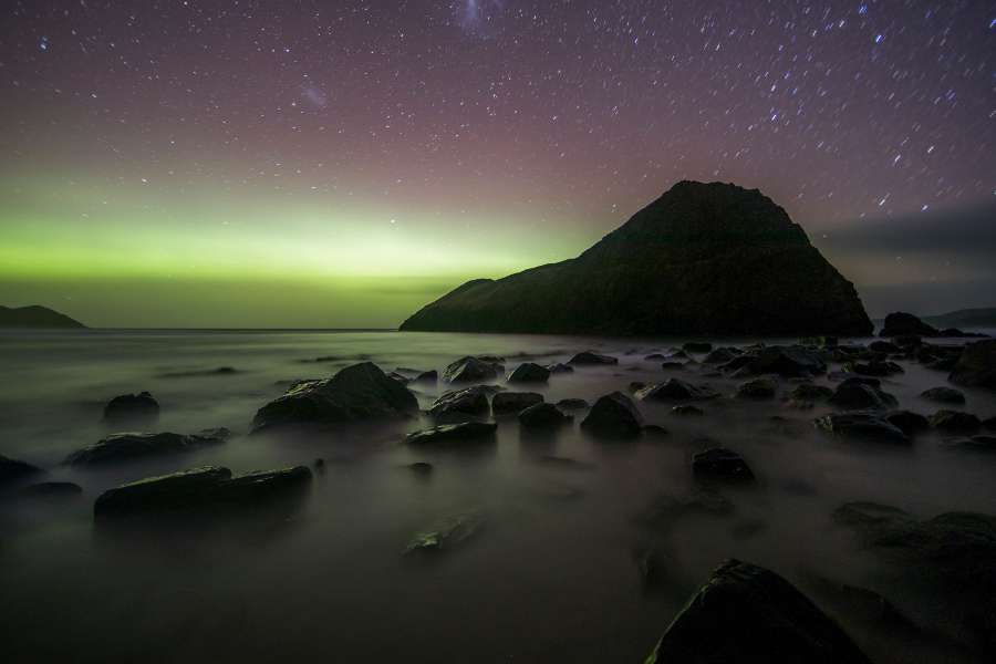 Aurora australe in Tasmania