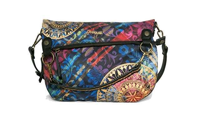 Borsa a tracolla con stampa Desigual