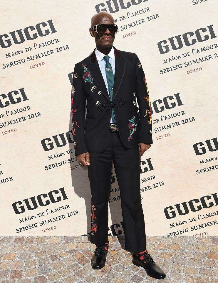 Dapper Dan alla sfilata di Gucci