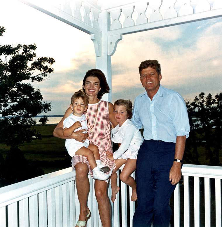 Jacqueline Kennedy e la sua famiglia