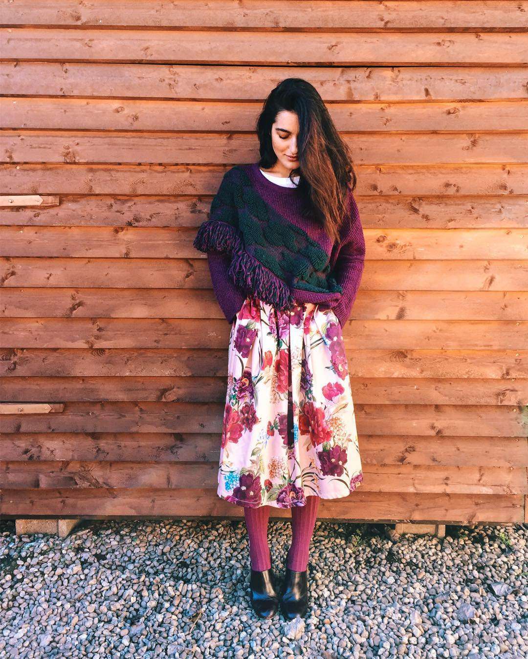 Levante con gonna a fiori