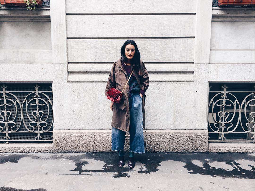 Levante con jeans culotte