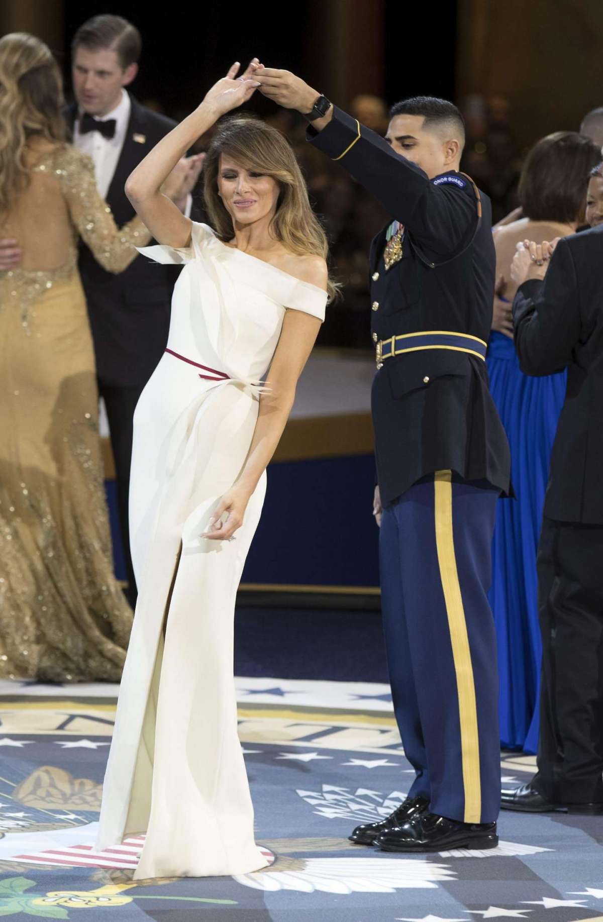 Melania Trump al ballo inaugurale alla Casa Bianca