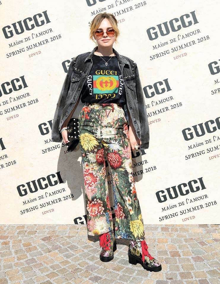 Odessa Young da Gucci