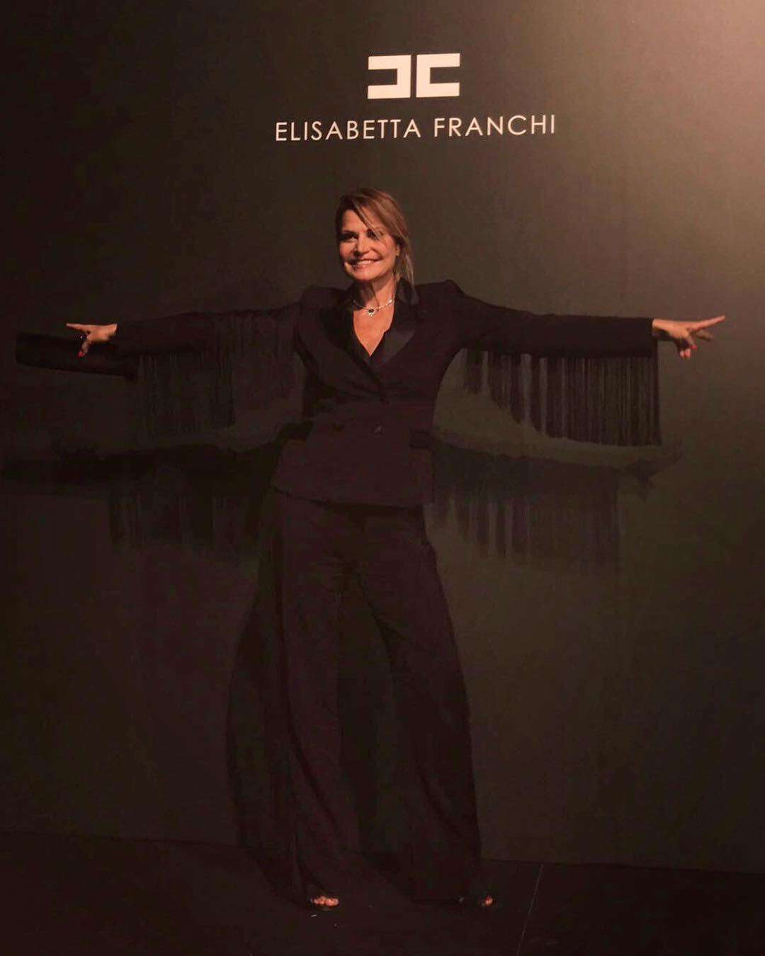 Simona Ventura da Elisabetta Franchi