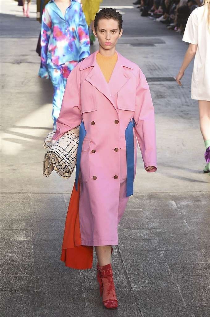 Trench rosa MSGM