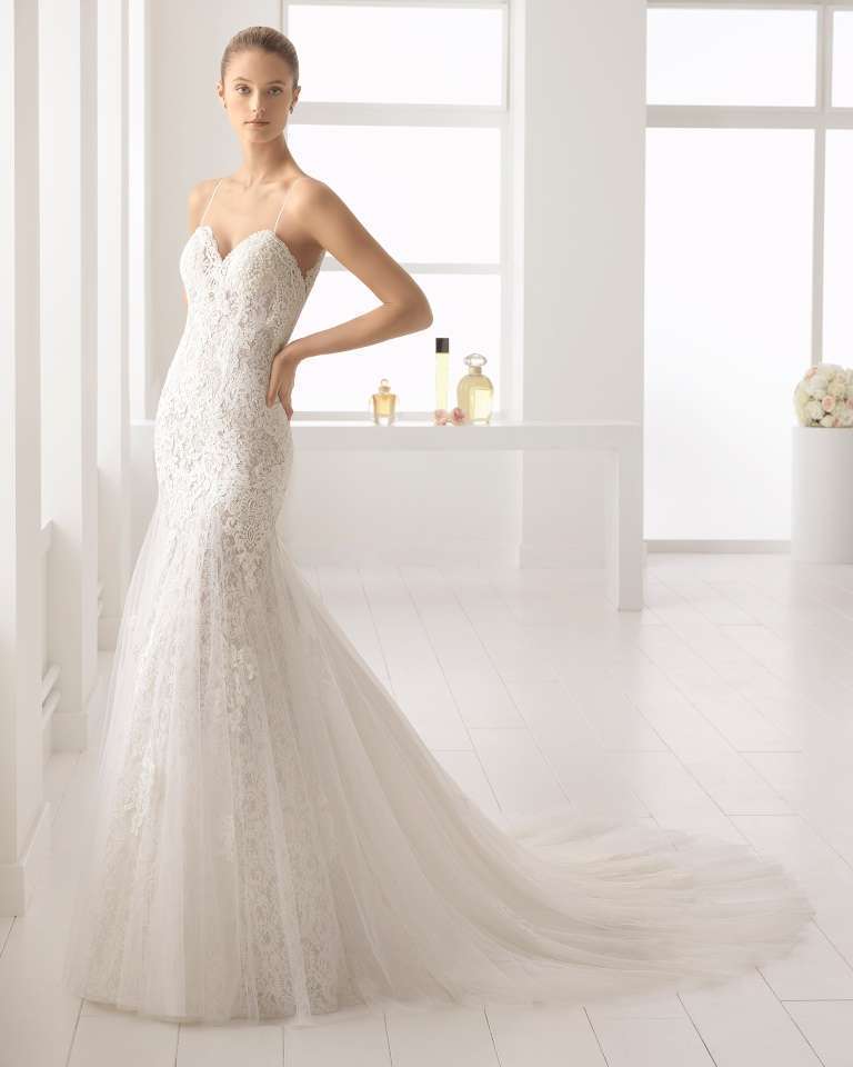 Abito da sposa a sirena Aire Barcelona