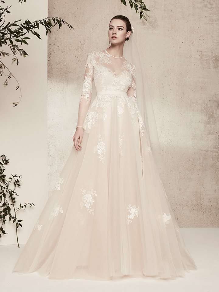 Abito da sposa rosa cipria Elie Saab