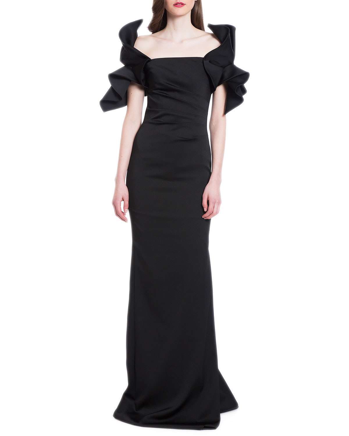 Abito nero Badgley Mischka