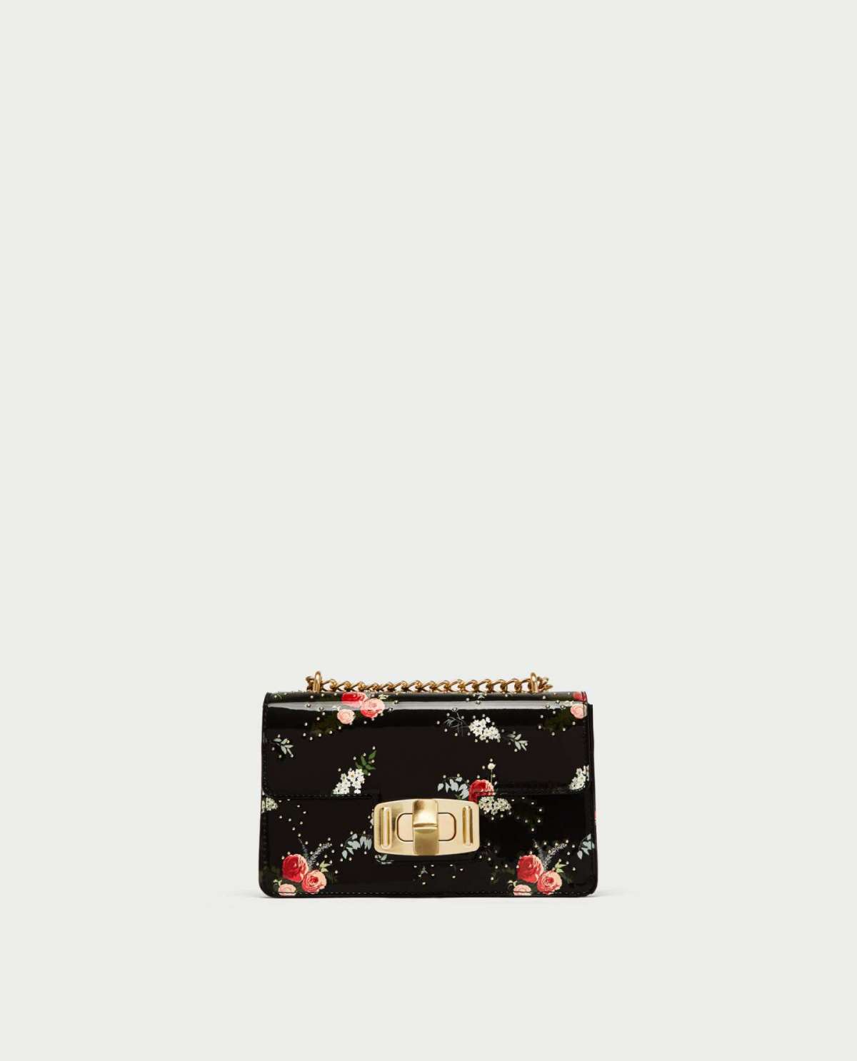 Borsa a tracolla a fiori