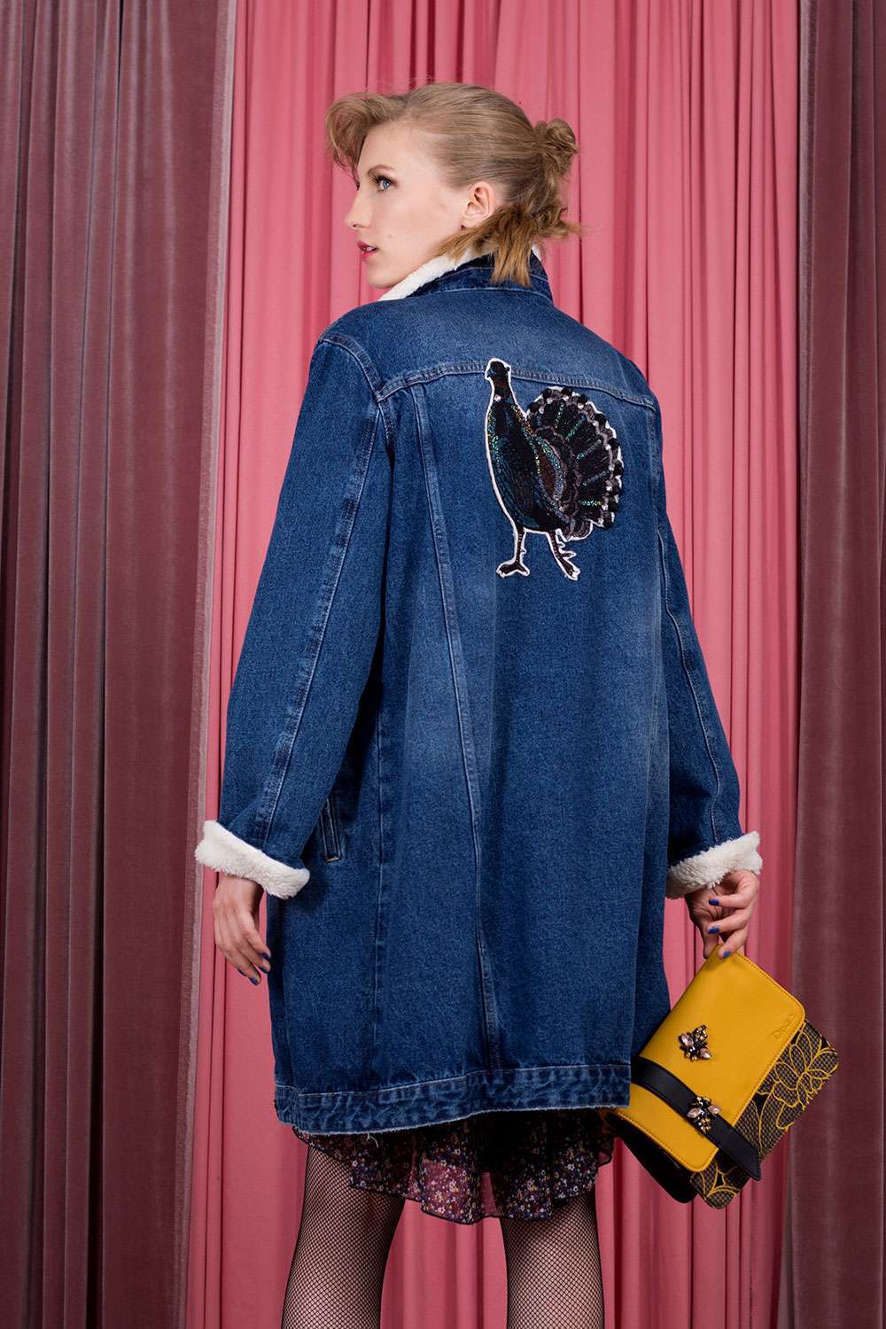 Cappotto di jeans lungo Dixie