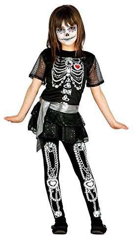 Costume scheletro da bambina