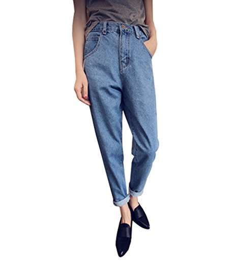 Jeans larghi discount e corti