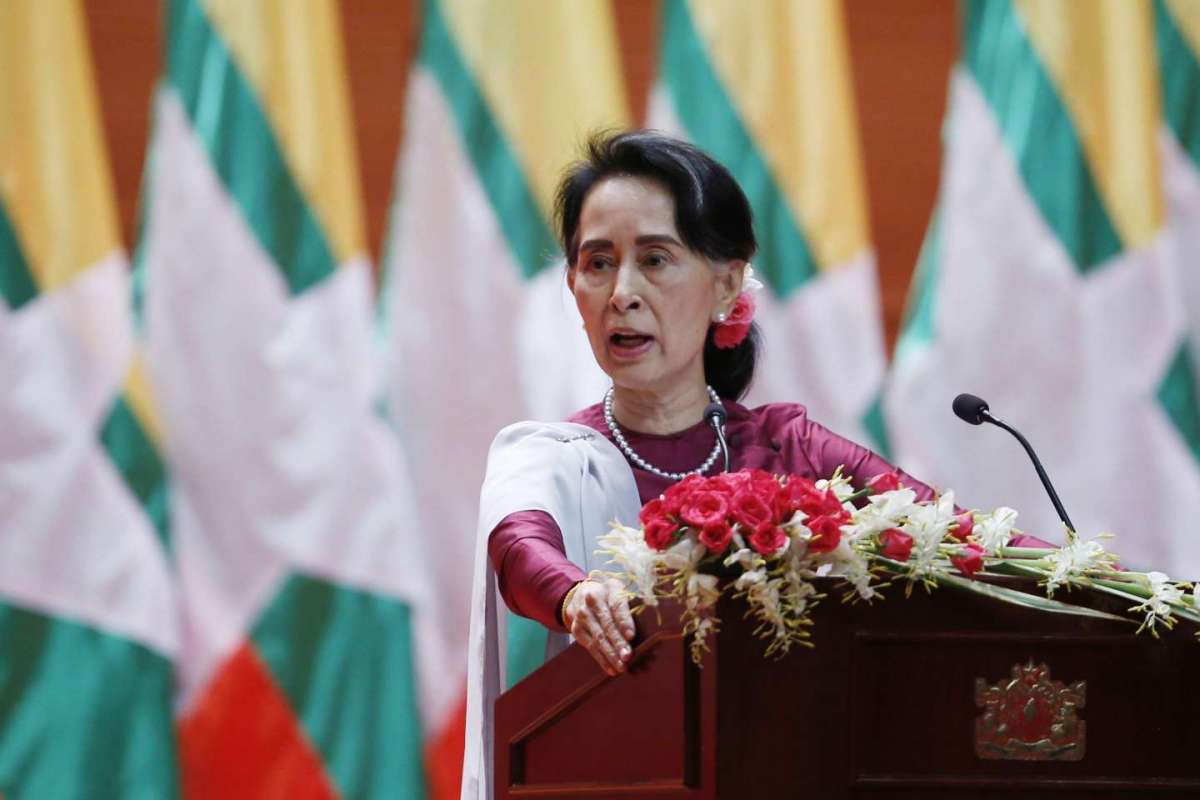 La leader birmana Aung San Suu Kyi