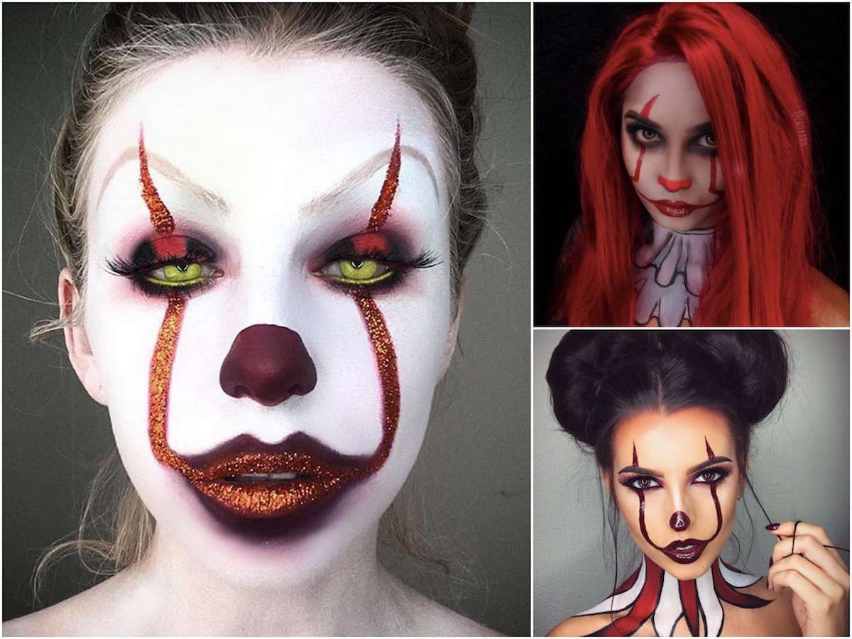 Make up 'It' per Halloween