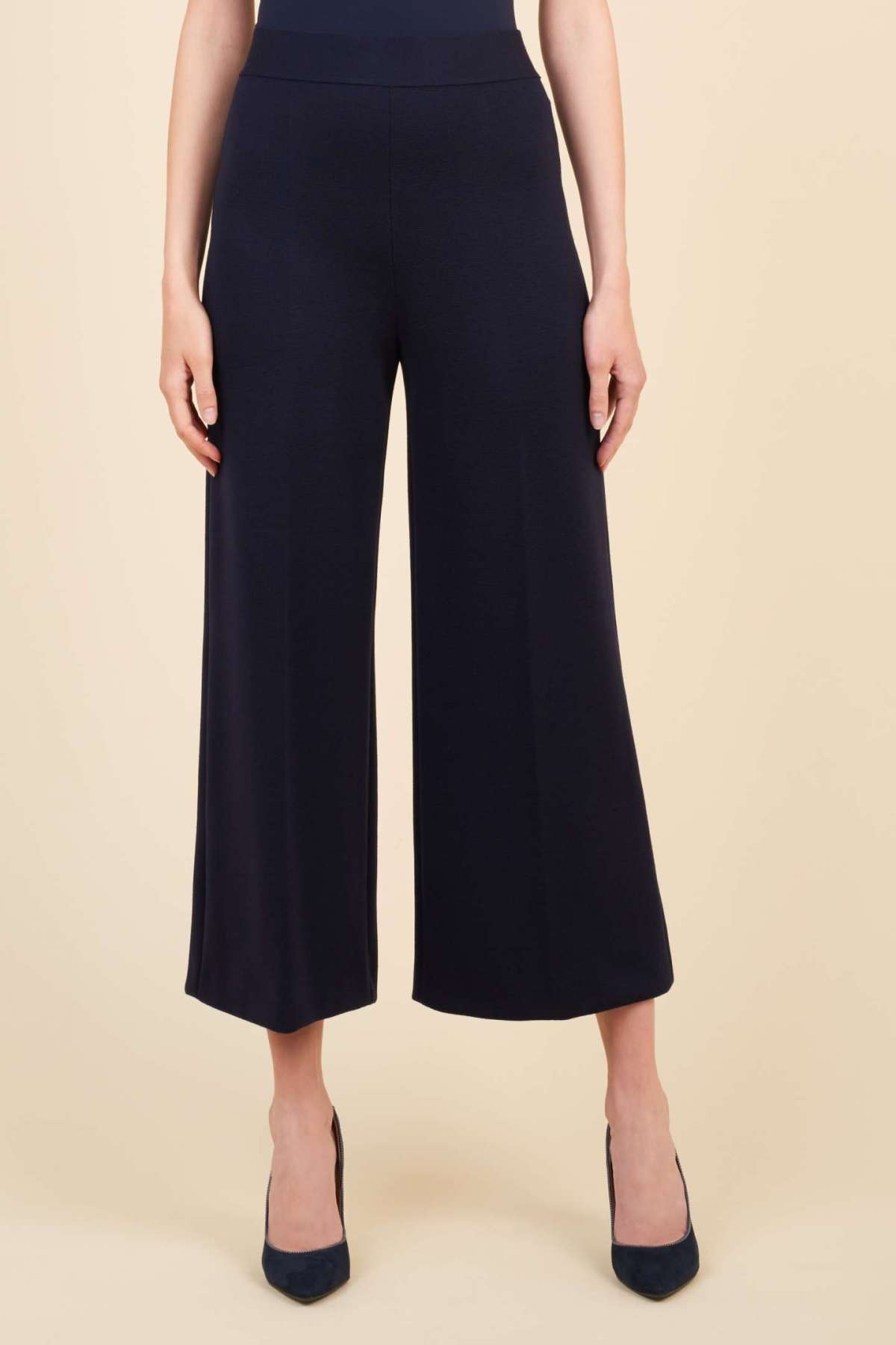 Pantaloni culotte blu