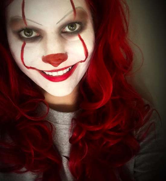 Trucco Pennywise facile per Halloween