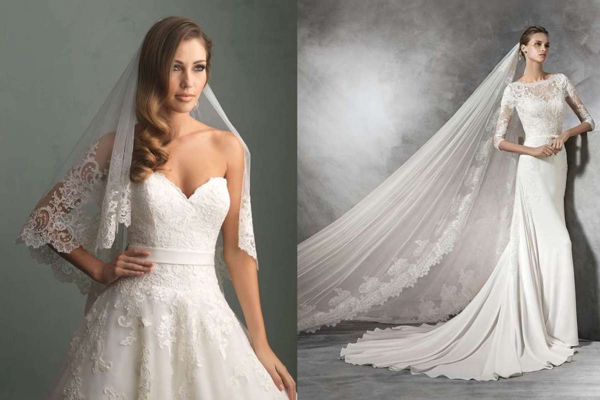 Velo sales sposa pizzo