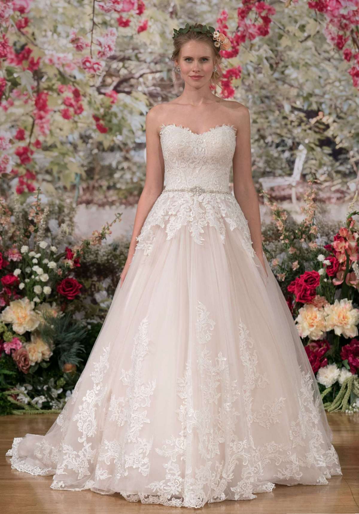 Vestito da sposa rosa cipria Maggie Sottero