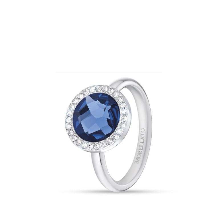 Anello in argento con pietra blu Morellato