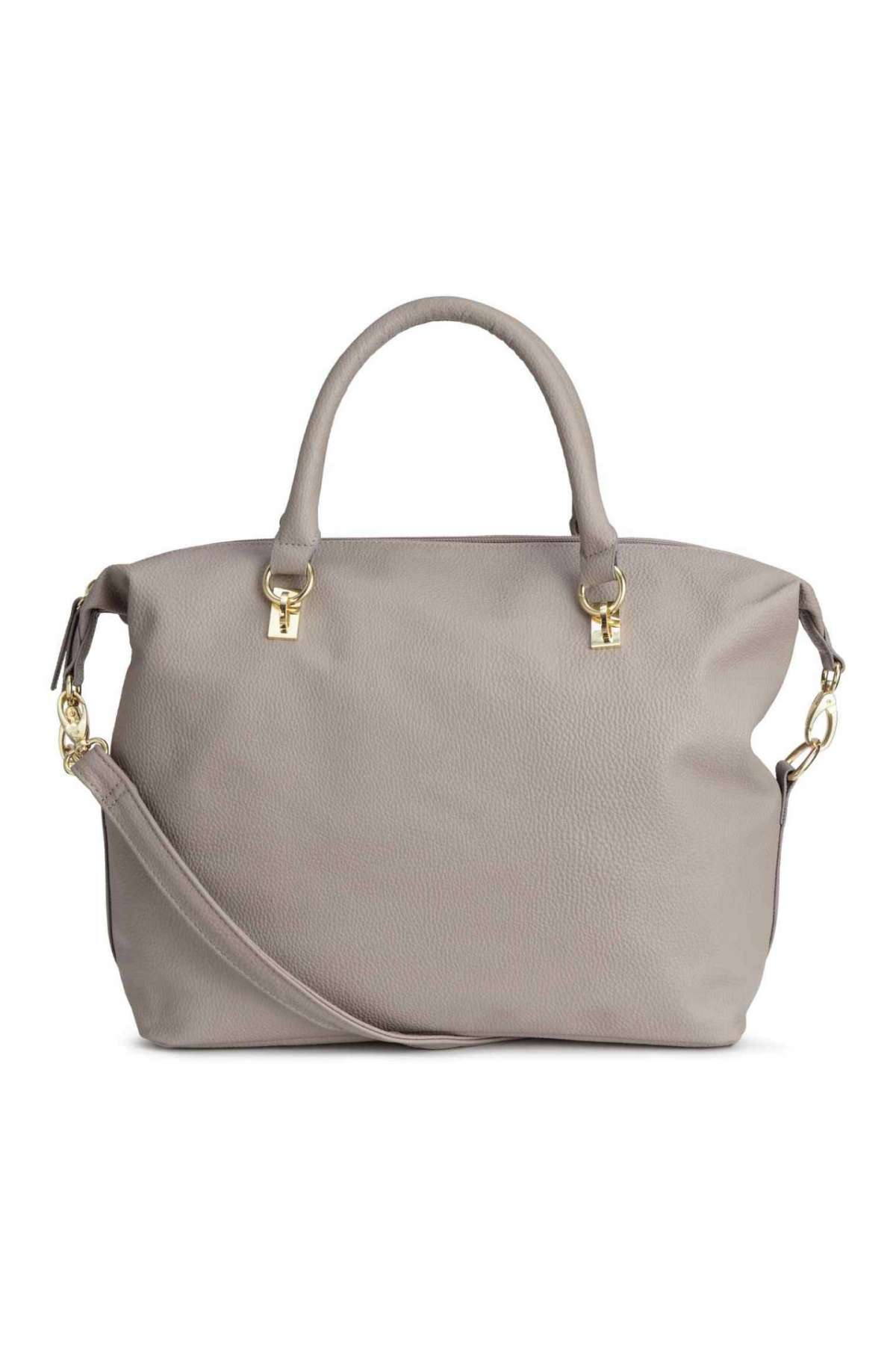 Borsa a bauletto grigia H&M