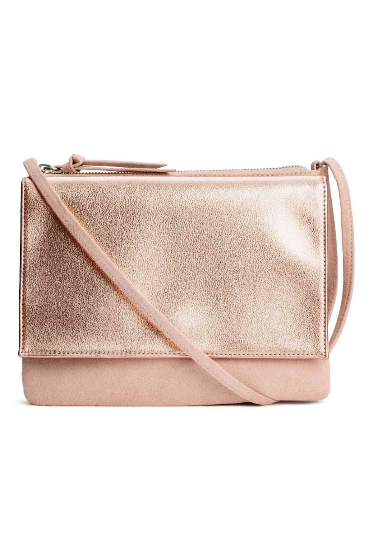 Borsa a tracolla rose gold