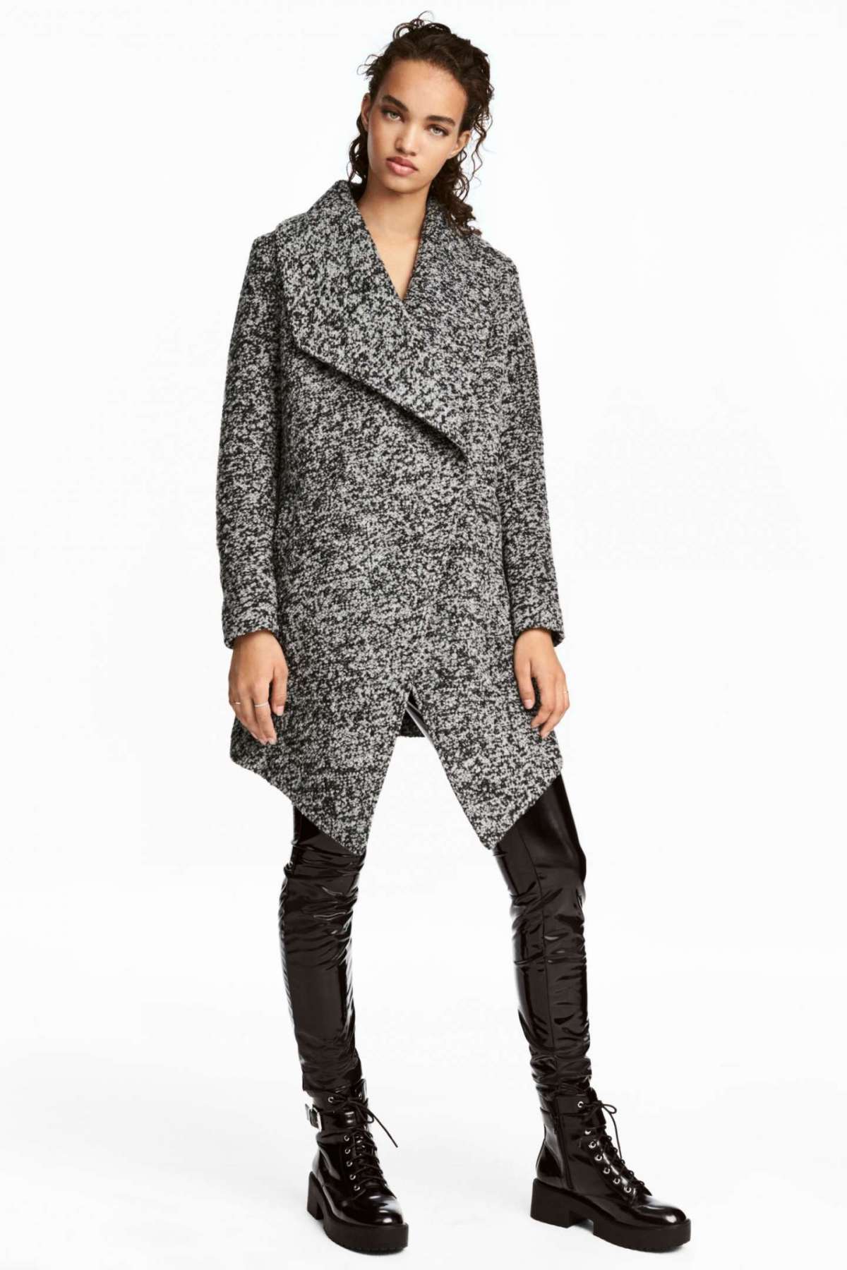 Cappotto grigio in lana H&M
