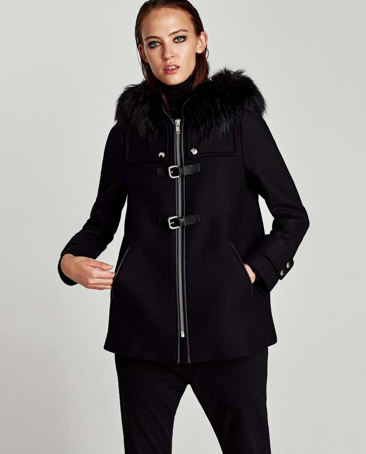 Cappotto montgomery corto Zara