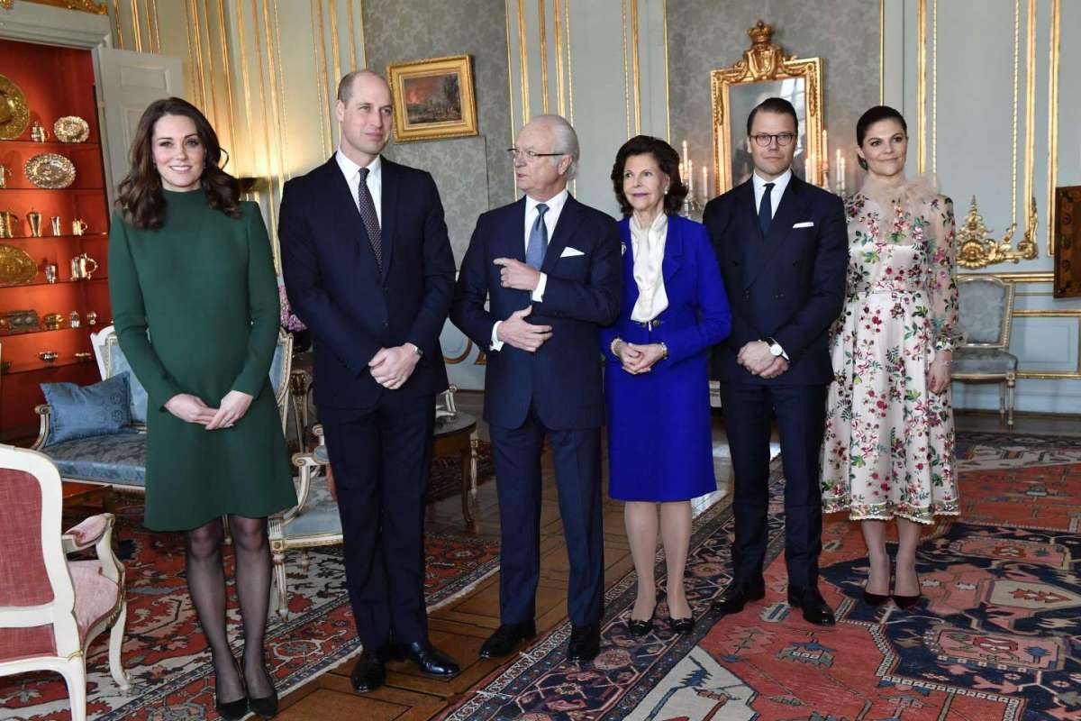 I Duchi con la famiglia reale svedese