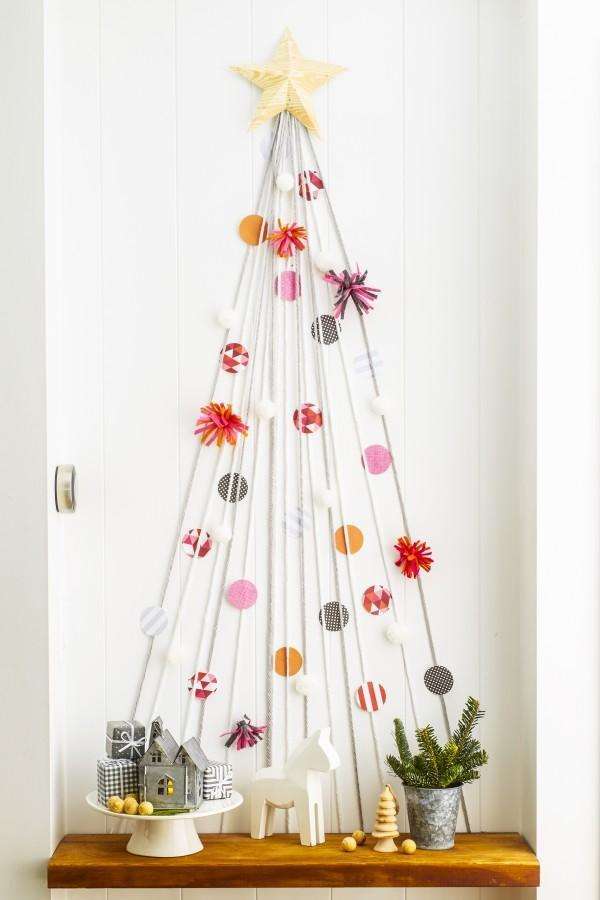 Idea originale per alberi di Natale fai da te