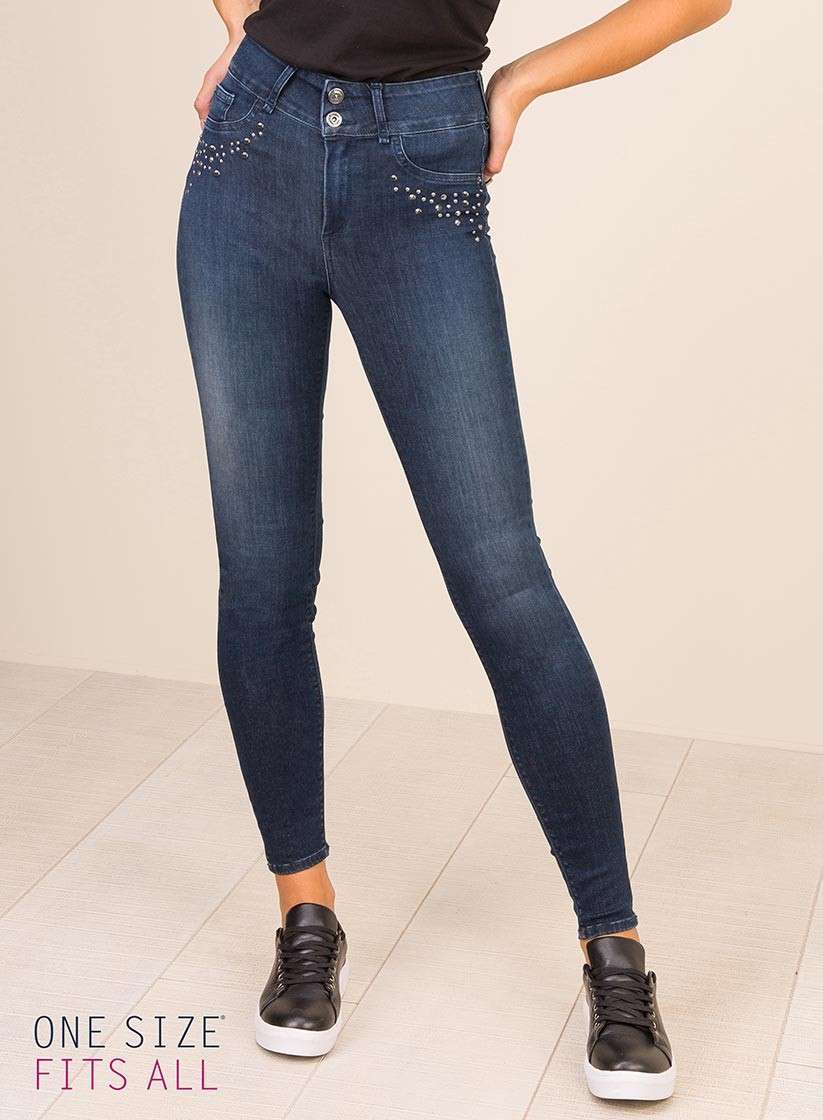 Jeans con borchie Tiffosi