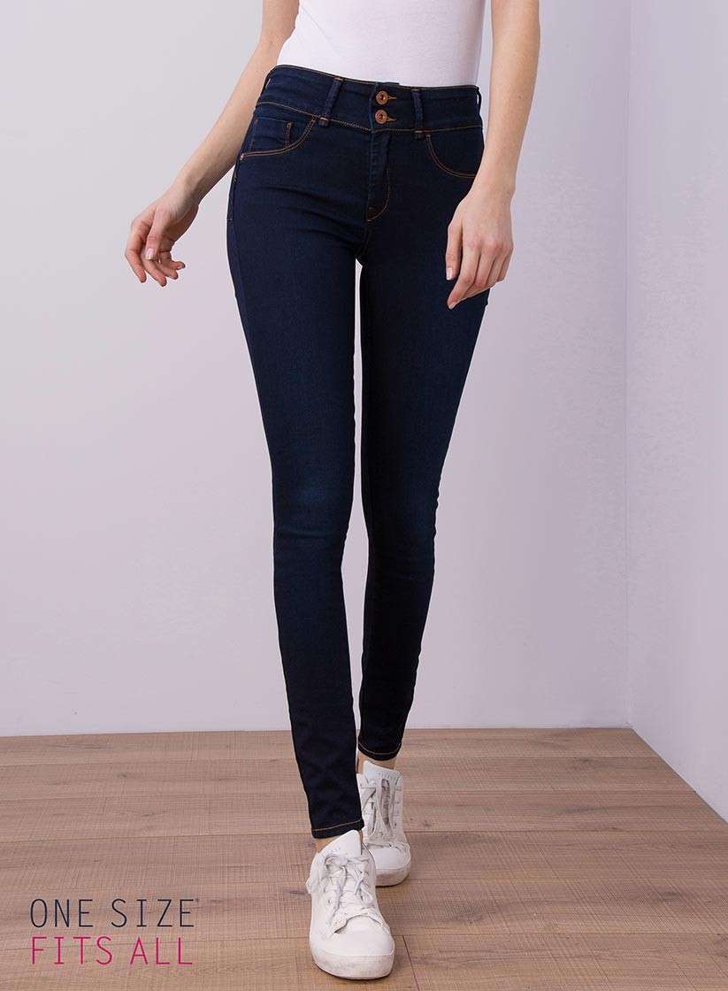 Jeans scuri taglia unica