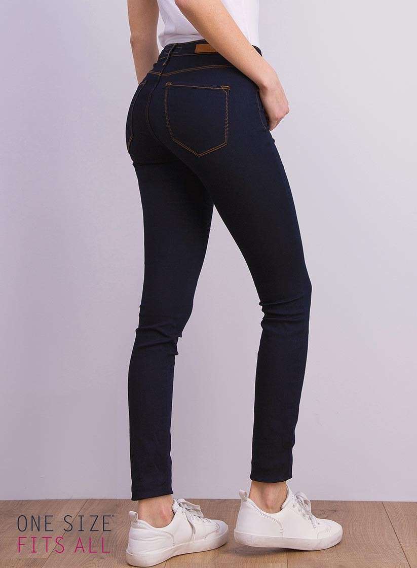 Jeans skinny in denim scuro