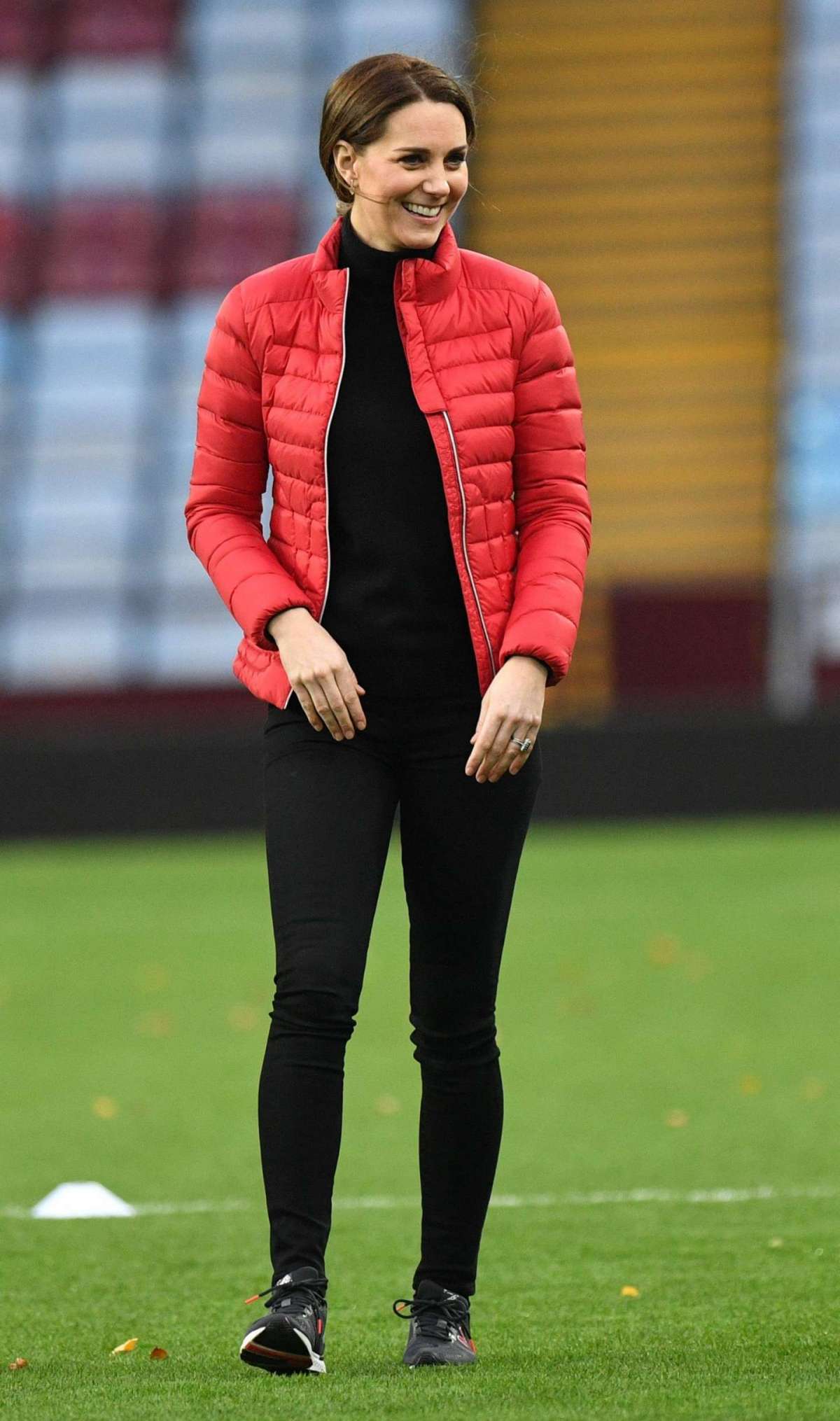 Kate allo stadio di Birmingham