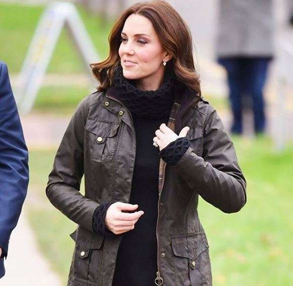 Kate con un look sportivo