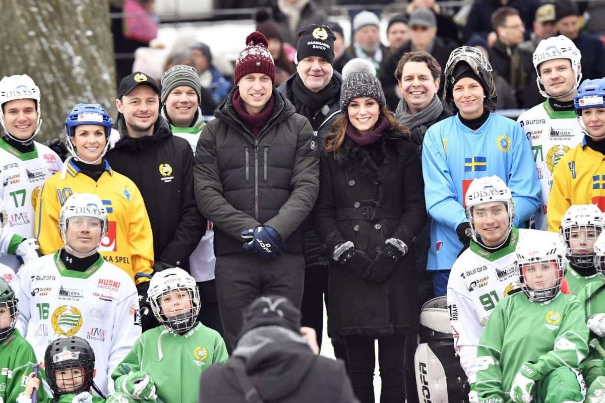 Kate e William ad una partita di hockey