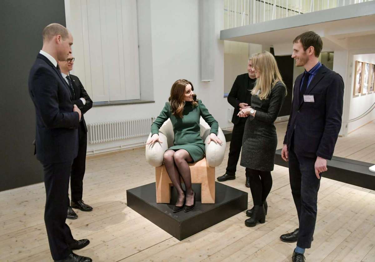 Kate e William al Museum of Modern Art di Stoccolma