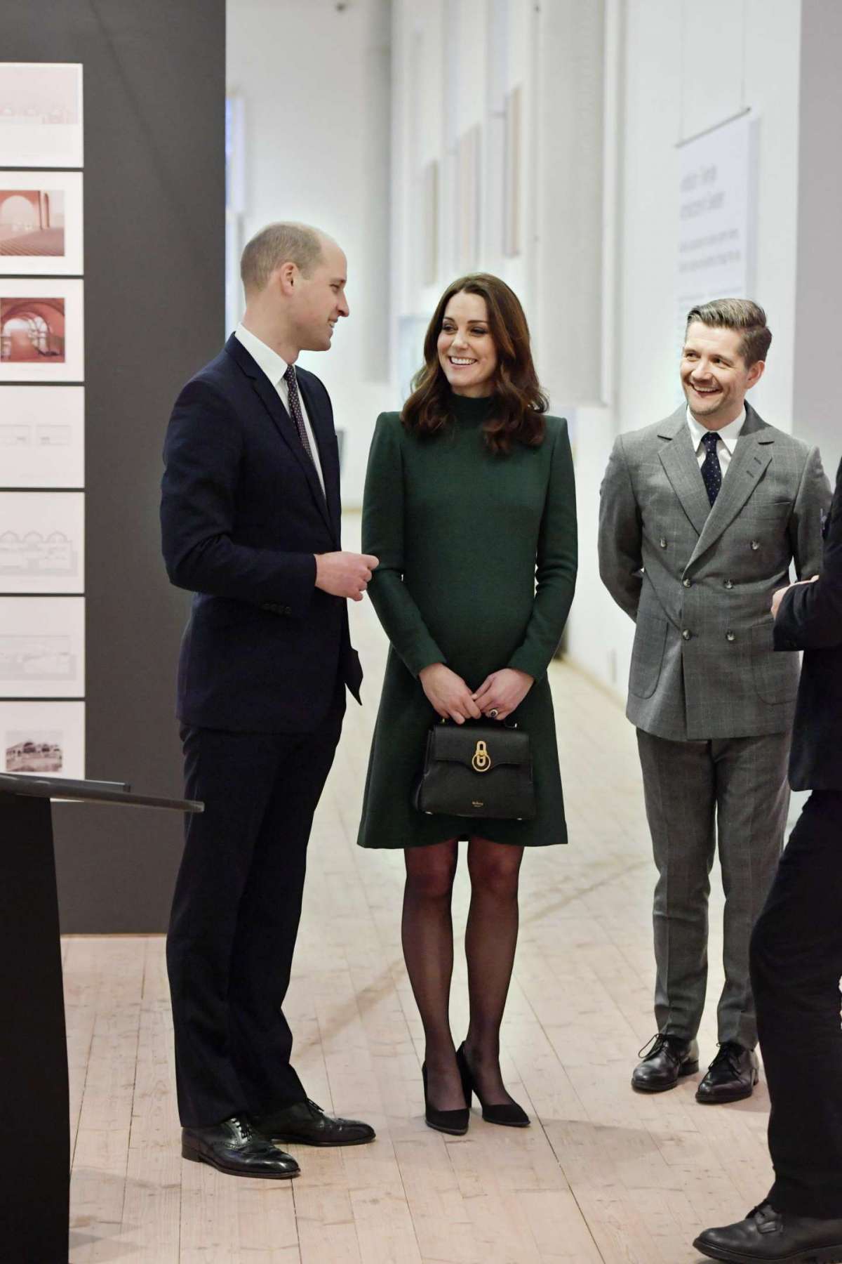 Kate e William con i designer svedesi