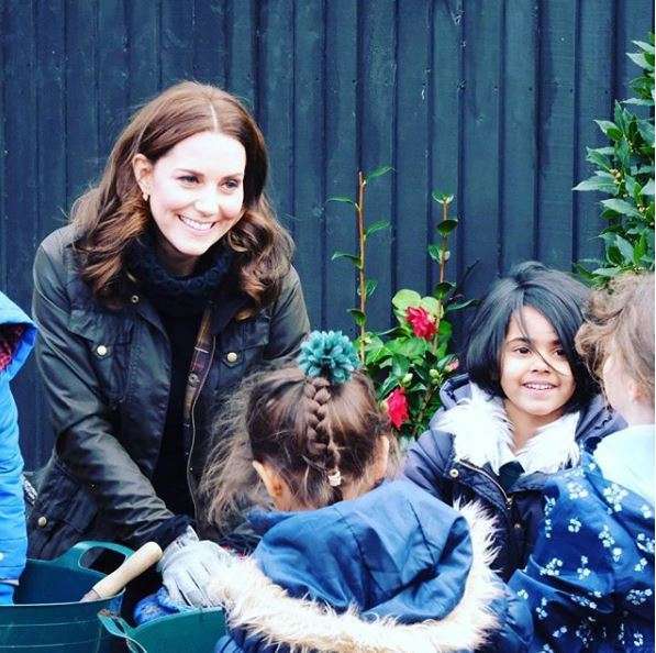 Kate Middleton alla scuola elementare Robin Hood