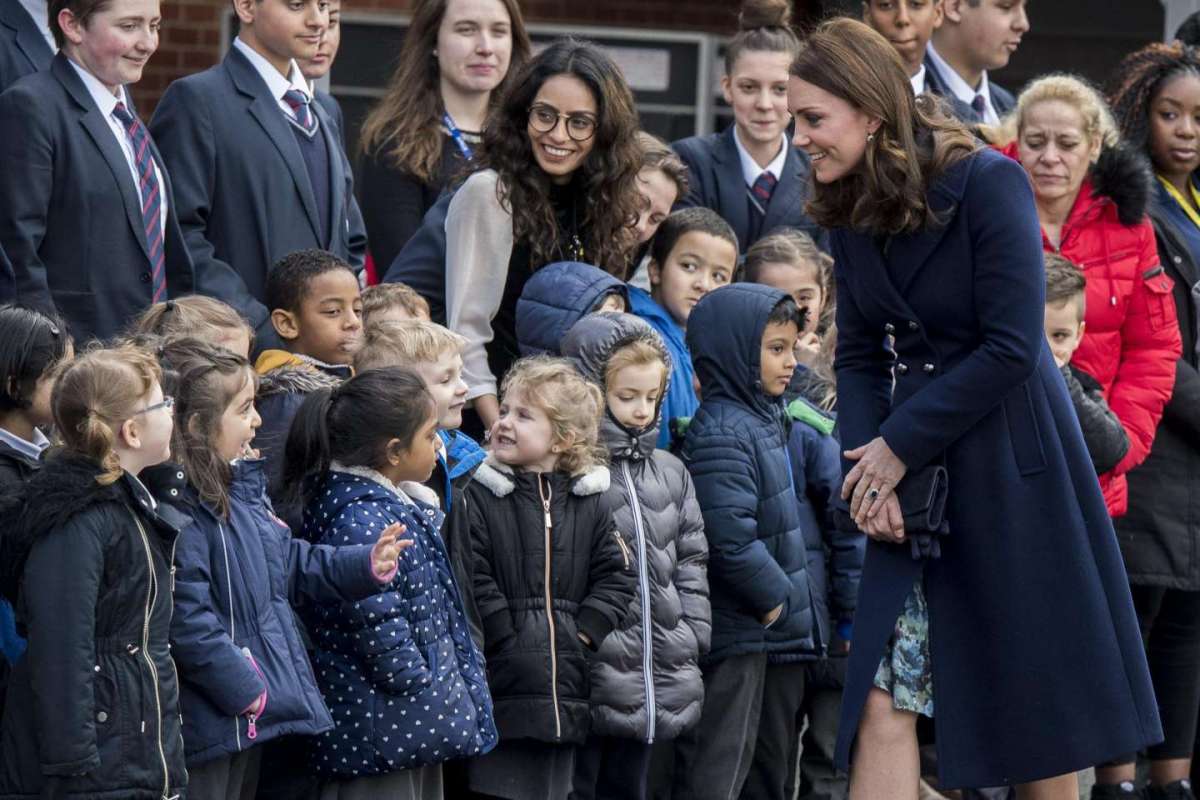 Kate Middleton incontra i bambini