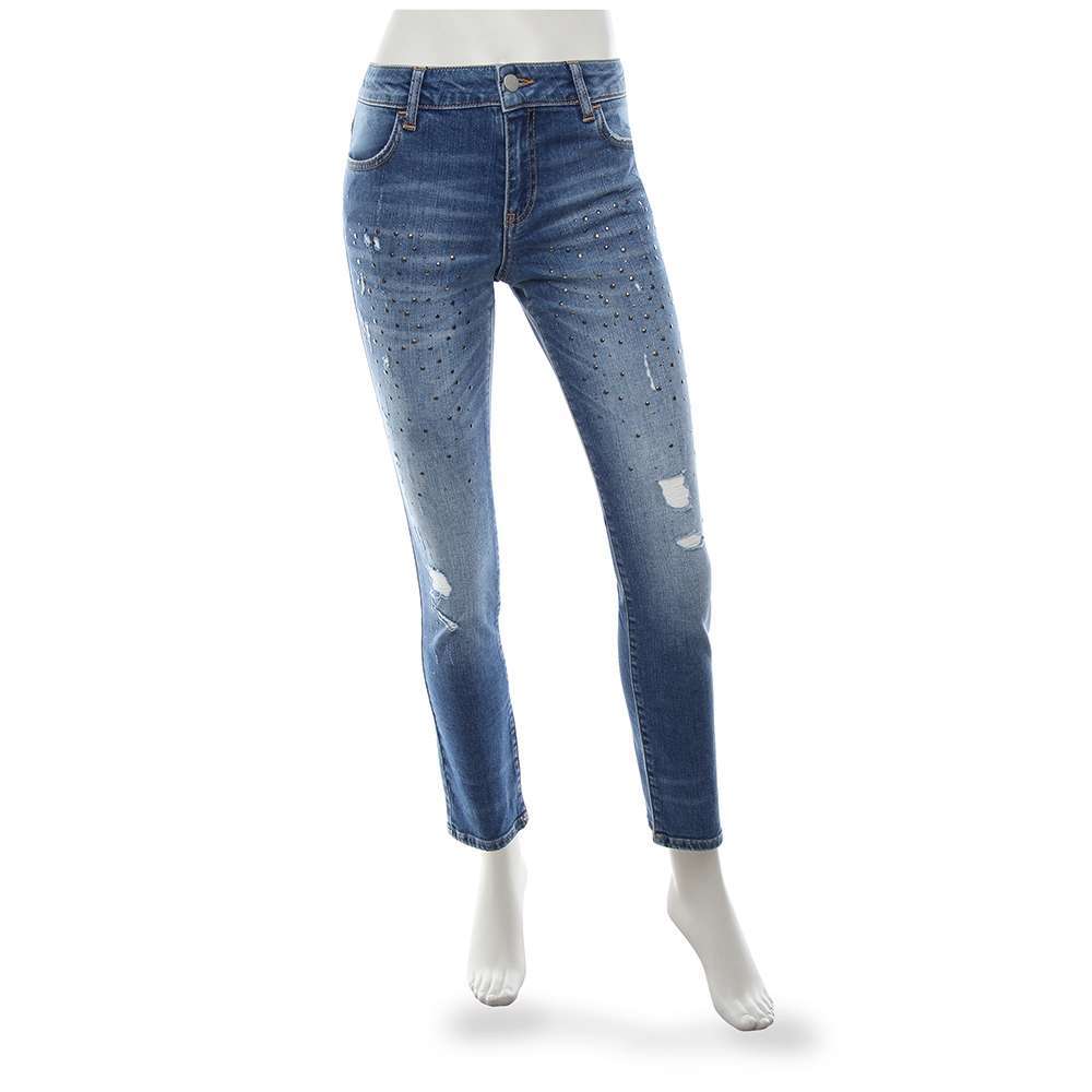 Leggings in denim svasati Goldenpoint